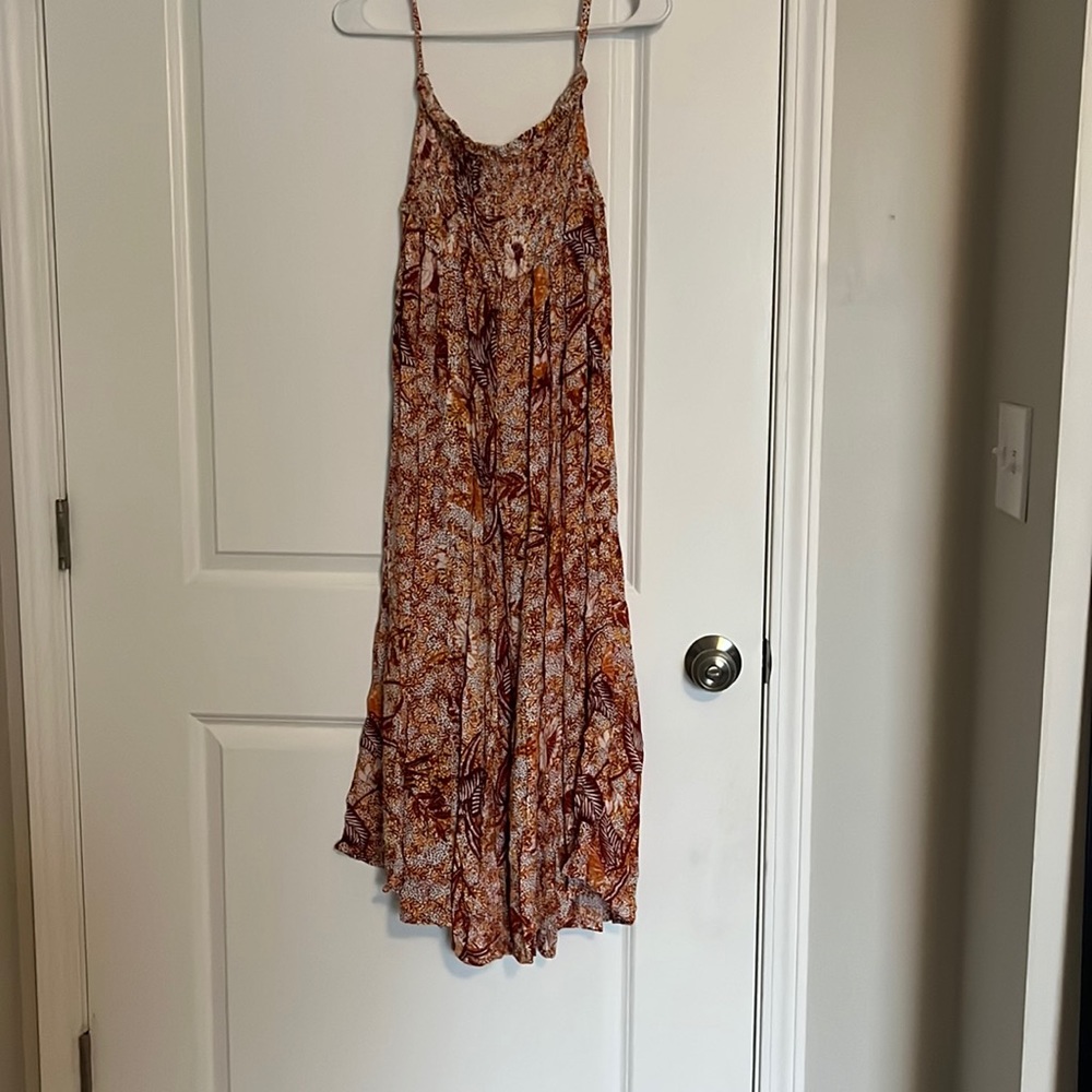 Flowy, orange, boho pants